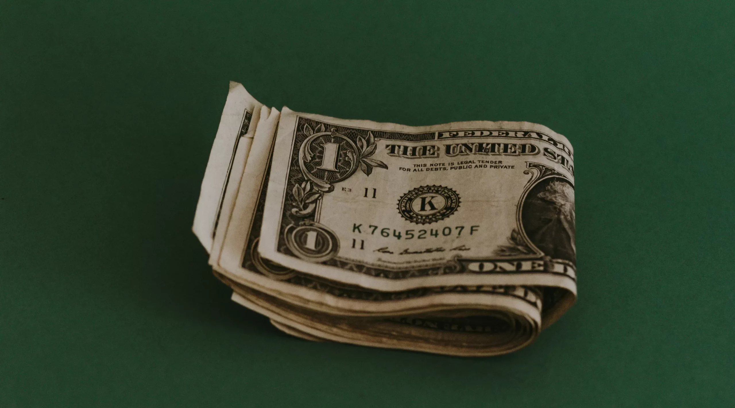 Pile de billets américains